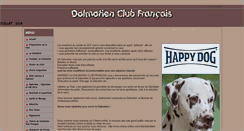 Desktop Screenshot of dalmatien-club-francais.org